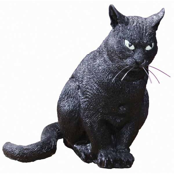 16-Inch Prowling Scary Cat Halloween Decoration