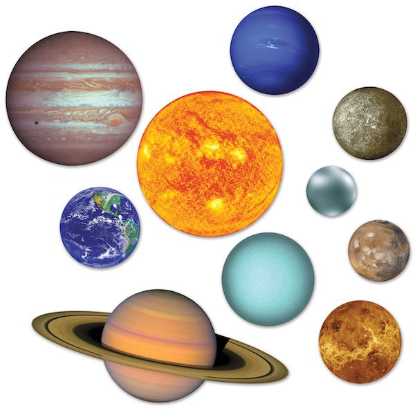 Solar System Cutouts, 10 Count