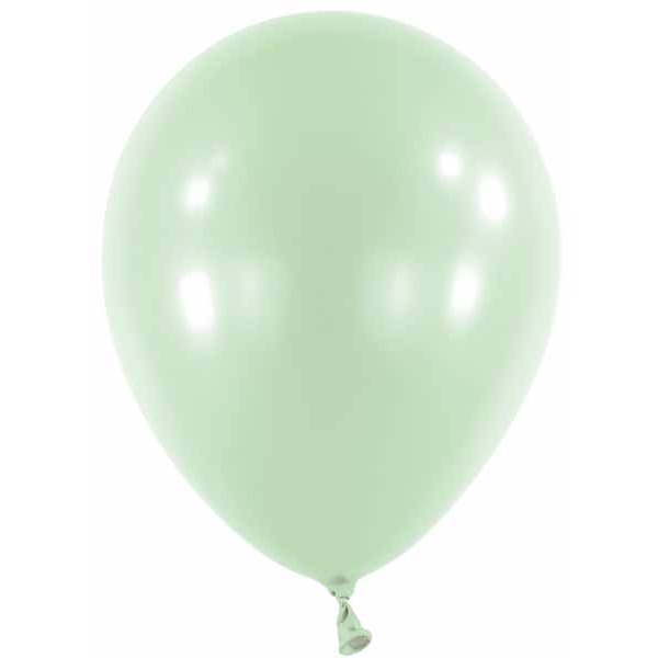 Anagram Pearl Mint Green 5-Inch Latex Balloons, 100 Count