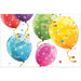 Spark Balloon Plastic Table Cover, 47 x 70 Inches