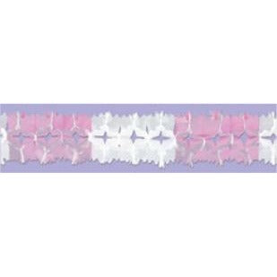 Pink & White Pageant Garland, 14.5 ft