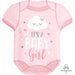 Baby Girl Onesie Foil Balloon, 24 Inch