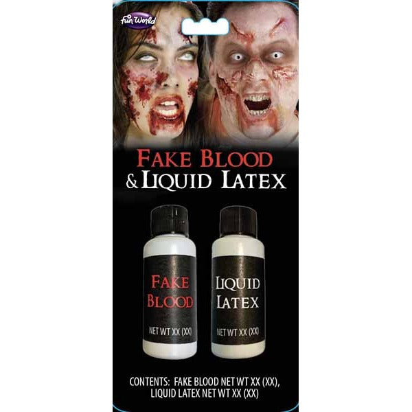 Fun World Fake Blood & Liquid Latex Costume Makeup