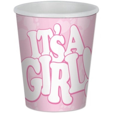 IT'S A GIRL BEVERAGE CUPS MIN 3