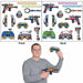 Space Photo Fun Signs, 12 Pack