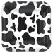 9-Inch Cow Print Plates, 8 Count