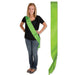 Lime Green Blank Satin Sash for Personalization
