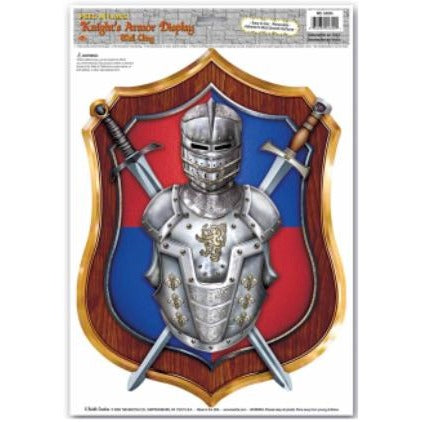 Knight's Armor Peel 'N Place Medieval Decoration