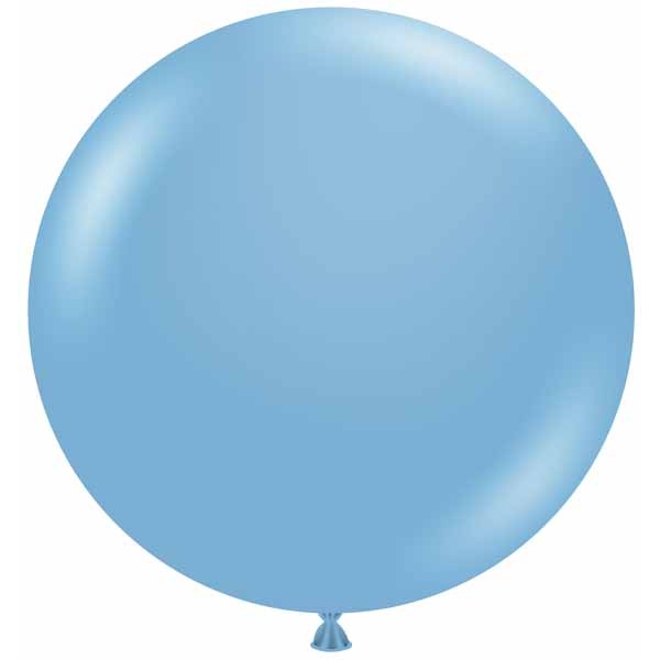 TUFTEX 24-Inch Pearl Georgia Blue Latex Balloons, 25 Count