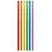 Multicolour Reusable Drinking Straws, 6 Pack
