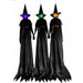 7 ft Light-Up Hanging Witch Halloween Decoration