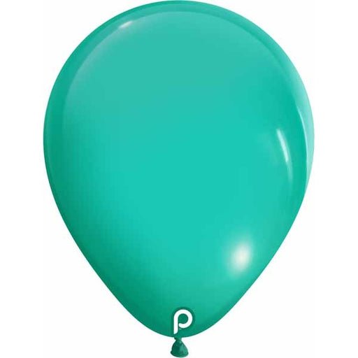Prima Aqua 5 Inch Round Latex Balloons, 100 Pack