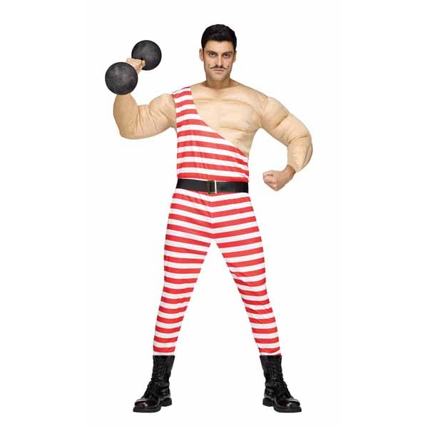 Carny Muscleman Men's Circus Strongman Costume