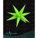 DecoChamp 40" Neon Green Starburst Foil Balloon