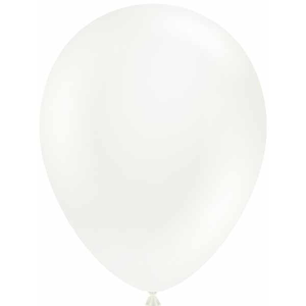 TUFTEX 17-Inch Standard White Latex Balloons, 50 Count