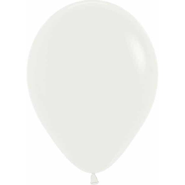 Sempertex Almond White 11" Latex Balloons, 50 Count
