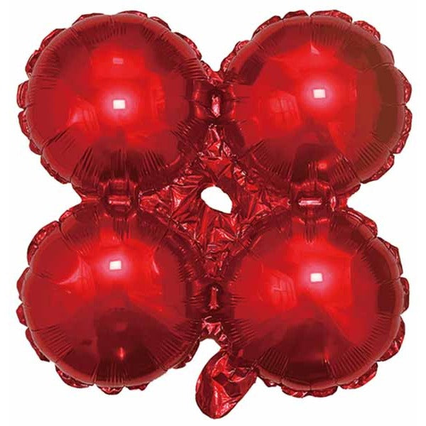 25 Inch Red Quad Arch Foil Balloon