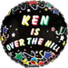 Just Write Over the Hill 18" Mylar Balloon
