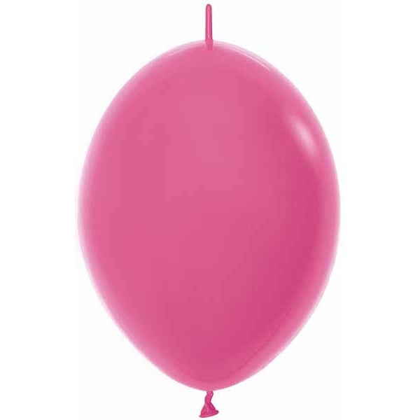 Sempertex Fuchsia 6-Inch Link-O-Loons Latex Balloons, 50 Count