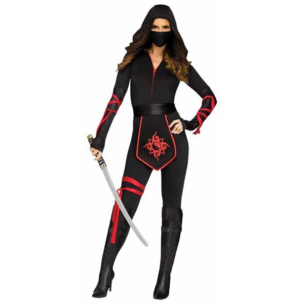 Sexy Ninja Warrior Women's Costume, Adult Small (4-6)