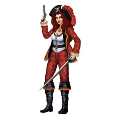 38-Inch Jointed Bonny Buccaneer Pirate Decoration