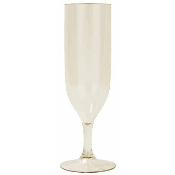 Beige Reusable Champagne Glasses, 2 Pack