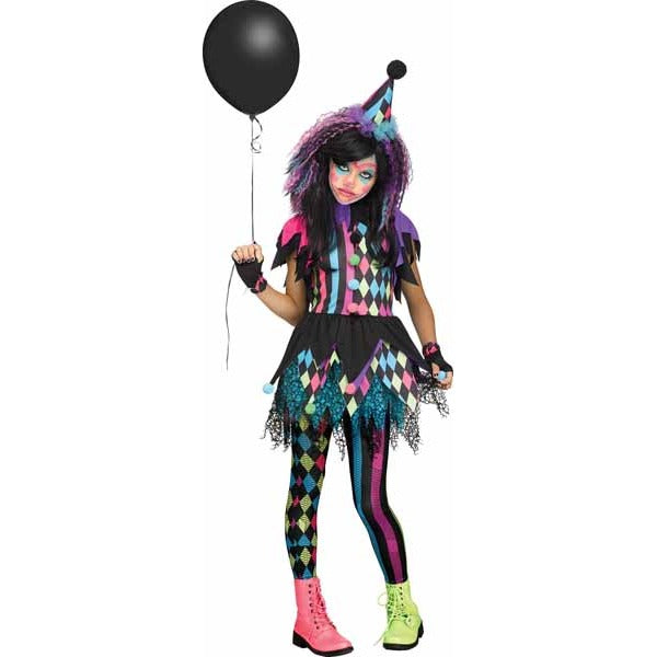 Twisted Circus Clown Child Costume, XL 14-16