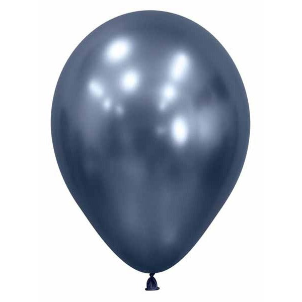Sempertex 5-Inch Reflex Galaxy Blue Latex Balloons, 50 Count
