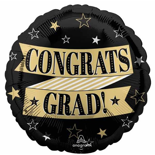Congrats to the Grad 18" Round Foil Balloon