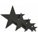 9" Foil Star Bulk Black Balloons.