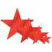 12-Inch Red Foil Star Decoration