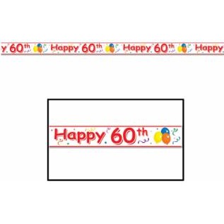 Happy 60th Birthday Party Tape
