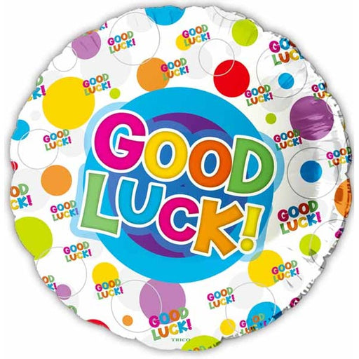 Good Luck Dots 18-Inch Foil Balloon
