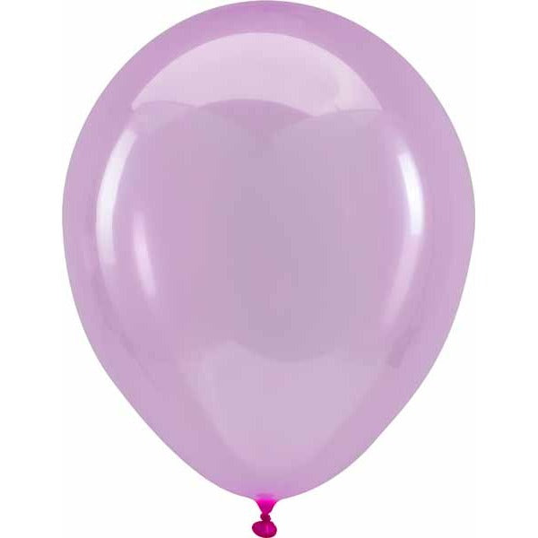 Anagram Crystal Magenta 5-Inch Latex Balloons, 100 Count