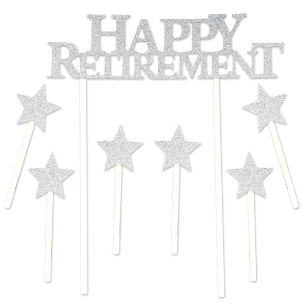 Happy Retirement Cake Topper, 1 Count