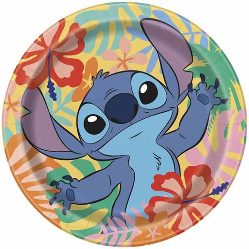 Lilo & Stitch 9-Inch Paper Plates, 8 Count