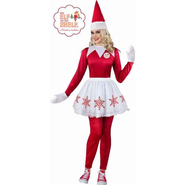Missy Scout Elf Women's Christmas Costume, Small