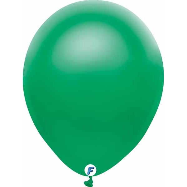 Funsational 12 Inch Pearl Green Latex Balloons, 100 Count