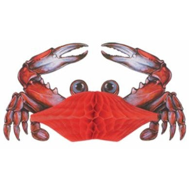 11-Inch Art-Tissue Crab Decoration