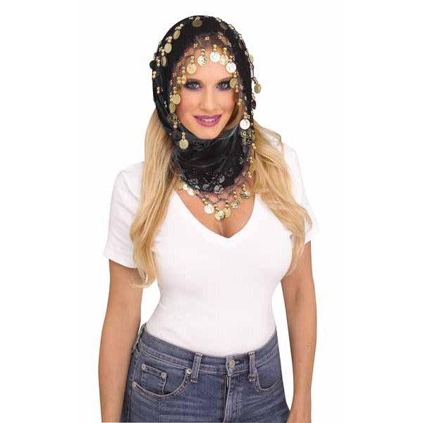Black Mystic Costume Sash