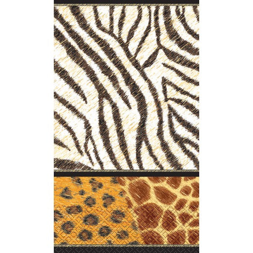 Animal Print Paper Guest Towels, 16 Count