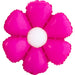 DecoChamp 34-Inch Fuchsia & White Flower Foil Balloon