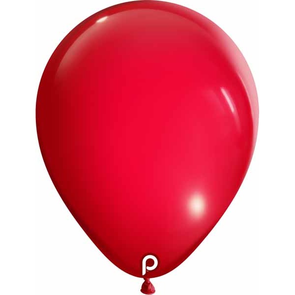 Prima Red 18-Inch Round Latex Balloons, 25 Pack