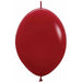 Sempertex Red 12-Inch Link-O-Loon Latex Balloons, 25 Pack