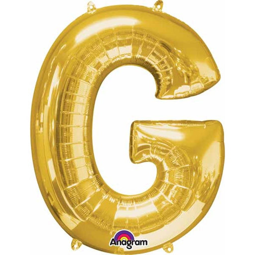 16-Inch Gold Letter G Foil Balloon