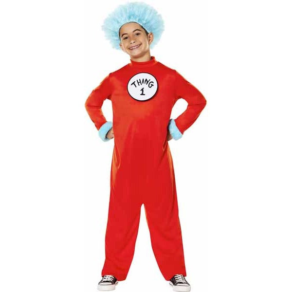 DR SEUSS THING 1 & 2 CHILD COSTUME LARGE