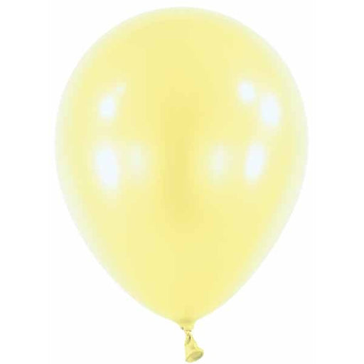 Anagram Pearl Light Yellow 5" Latex Balloons, 100 Count