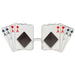Playing Cards Fanci Frames Party Glasses, 1 Pair