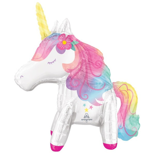Enchanted Unicorn Standing Foil Balloon, 25 Inch