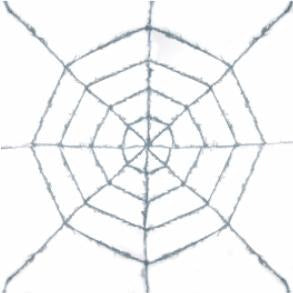 6-Foot Elastic Creepy Web Halloween Decoration
